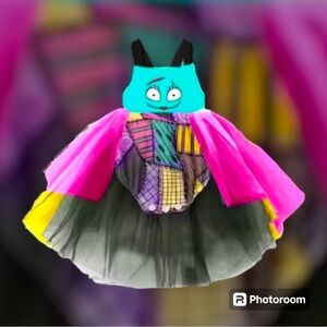 Sally Skellington Nightmare Before Christmas Baby Girls Halloween Costume Romper